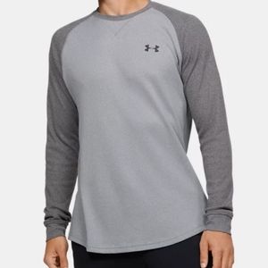 Men's UA Waffle Crew Long Sleeve Small